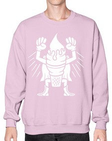 Super ice cream 246# - cartoon food- Sweatshirt - Crew