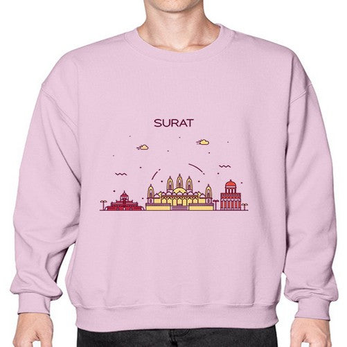 Surat 1908# - cities- Sweatshirt - Crew