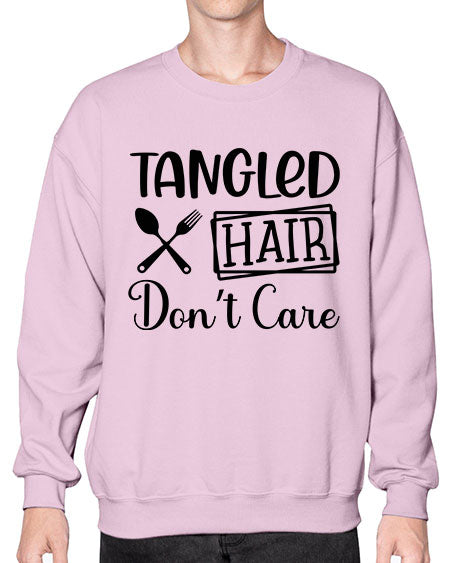 Tangled hair dont care 01# - summer- Sweatshirt - Crew