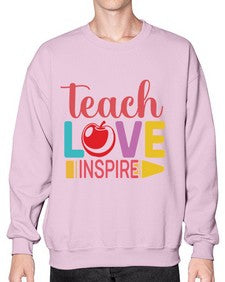 Teach Love Inspire 1444# - teacher- Sweatshirt - Crew