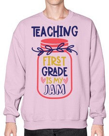 Teaching First Grade 932# - first grade- Sweatshirt - Crew