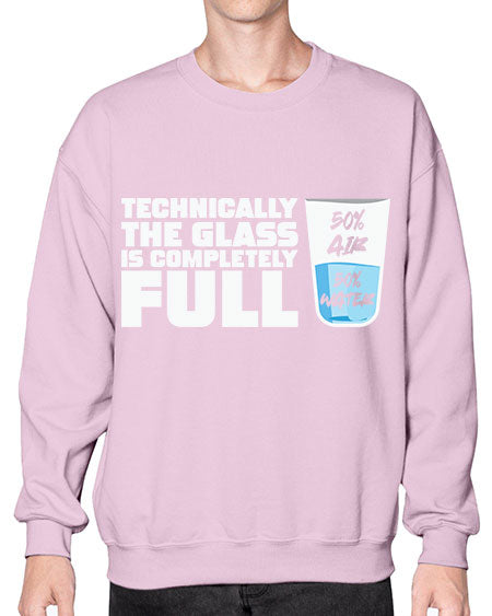 TechnicallytheGlassiscompletelyScientistSkinite Scientist Skinite 22# - general science- Sweatshirt - Crew