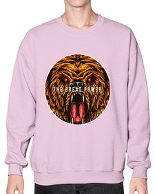 The great power of bear 250# - cartoon animals- Sweatshirt - Crew