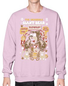 The incredible bear 251# - cartoon animals- Sweatshirt - Crew