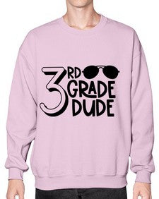 Third Grade Dude 957# - third grade- Sweatshirt - Crew