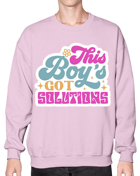 This boys got solutions 19# - general science- Sweatshirt - Crew