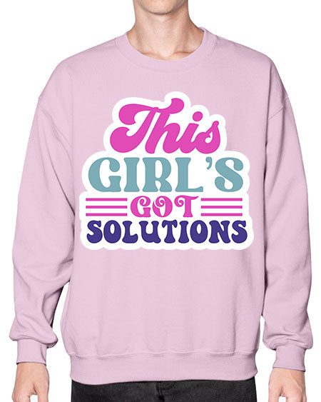 This girls got solutions 16# - general science- Sweatshirt - Crew