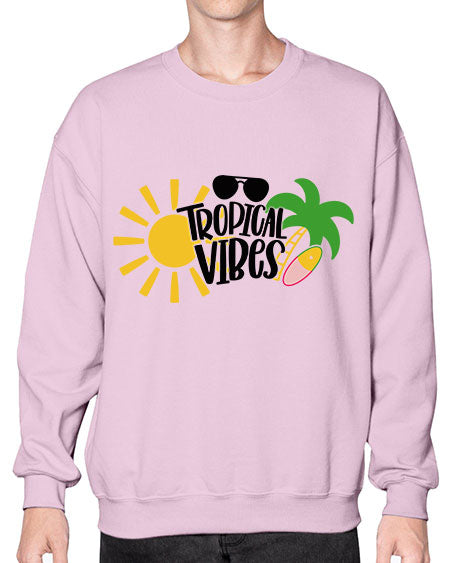 Tropical Vibes Style 9# - summer- Sweatshirt - Crew
