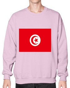 Tunisia 2014# - world flags- Sweatshirt - Crew