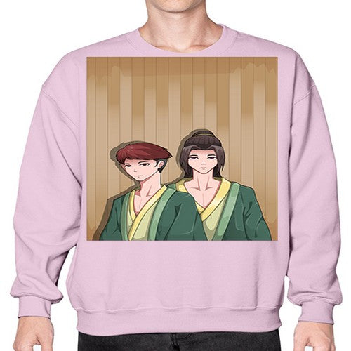 Two man in a hot spring 18# - anime- Sweatshirt - Crew