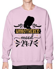 Unbothered mood Style 2# - black girls or women- Sweatshirt - Crew