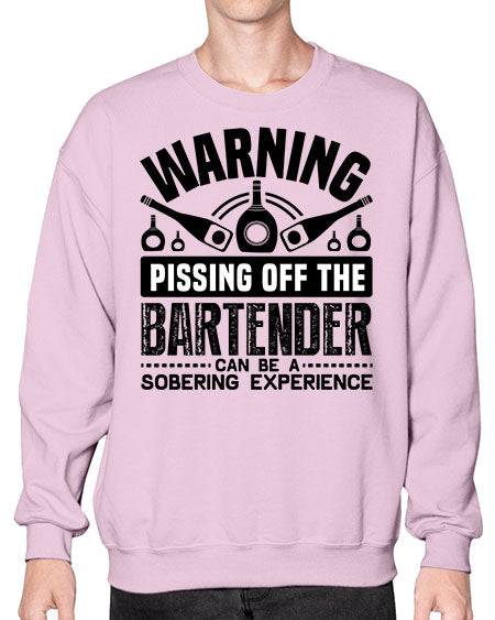 Warning Style 462# - bartender- Sweatshirt - Crew