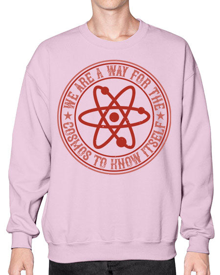 We are a way for the cosmos to know itself 300# - general science- Sweatshirt - Crew