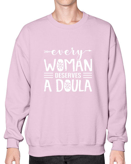 Womenseverywomandeservesadoula1651# - doubla- Sweatshirt - Crew