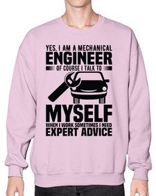 Yes I Am A Mechanical Style 1671# - engineer- Sweatshirt - Crew