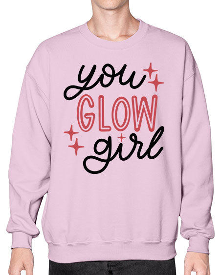 You Glow Girl Style 5# -makeup Sweatshirt - Crew