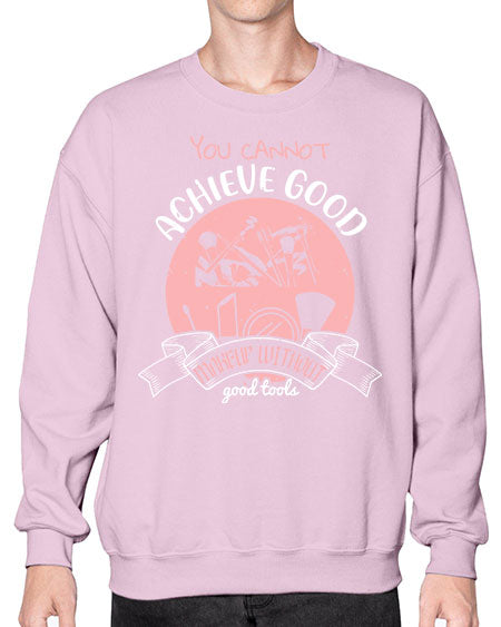 You cannot achieve good makeup without good tools Style 173# -makeup Sweatshirt - Crew