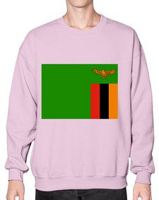 Zambia 2160# - world flags- Sweatshirt - Crew