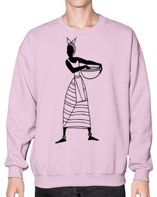 africanlady 87# - black girls or women- Sweatshirt - Crew