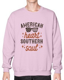 american heart southern soul 231# - western- Sweatshirt - Crew