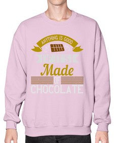 anything is good if its made of chocolate 29# - cooking- Sweatshirt - Crew