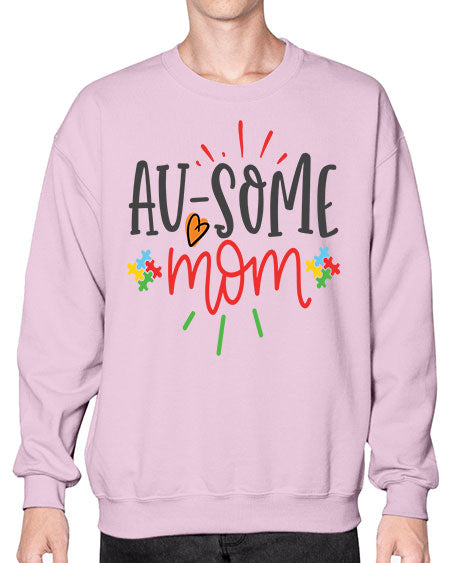 ausome mom Style 4# - autism- Sweatshirt - Crew