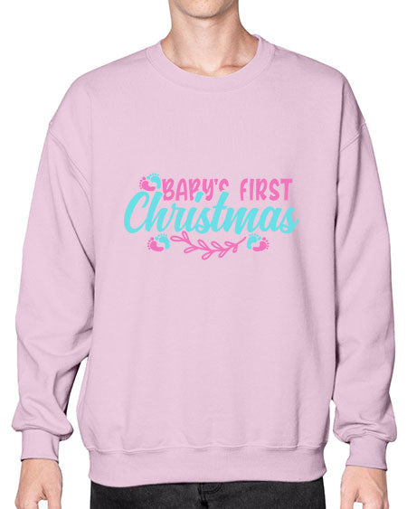 babys first christmas Style 36# - baby- Sweatshirt - Crew