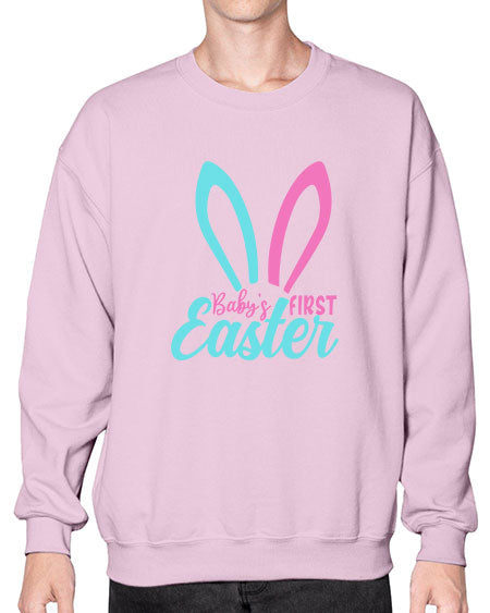 babys first easter Style 37# - baby- Sweatshirt - Crew