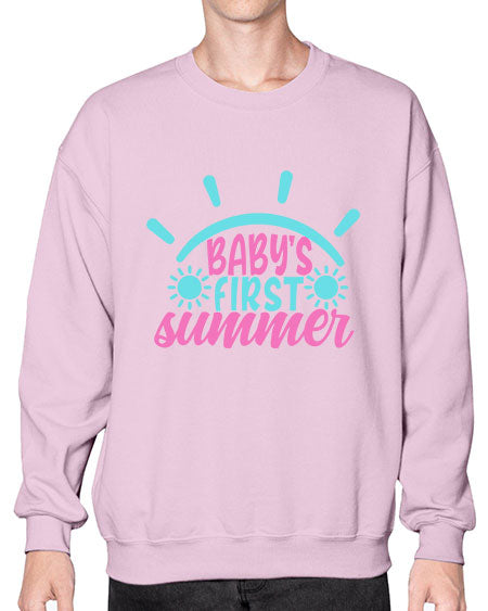 babys first summer Style 40# - baby- Sweatshirt - Crew