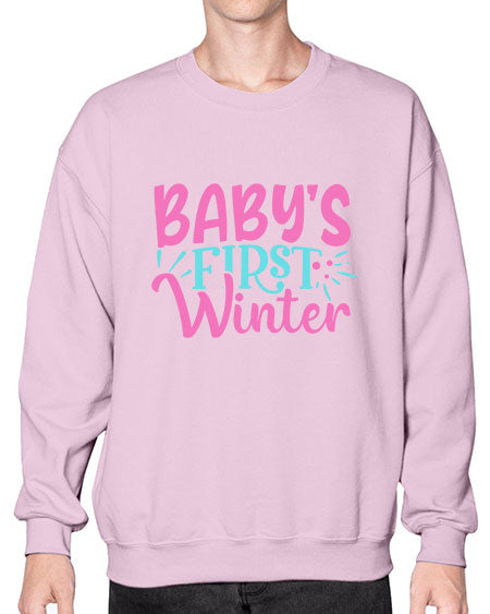 babys first winter Style 42# - baby- Sweatshirt - Crew