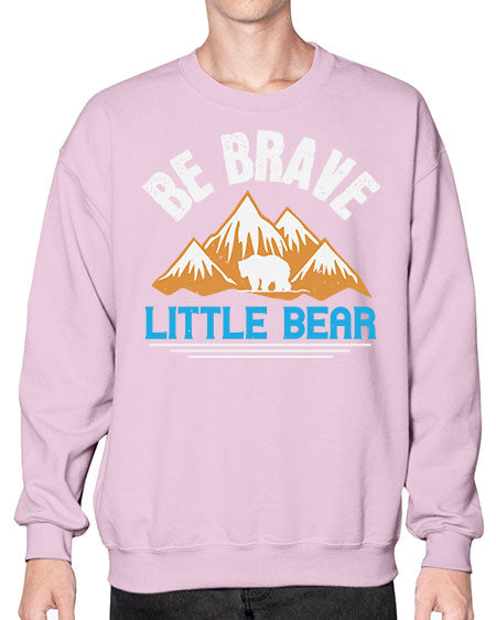 be brave little bear 23# - bears - animals- Sweatshirt - Crew