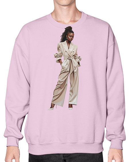 beautiful girl 15# -  fashion- Sweatshirt - Crew