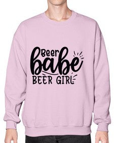 beer babe beer girl 45# - beer- Sweatshirt - Crew