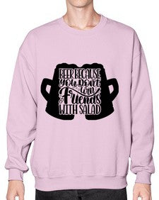 beer because you dont win 641# - beer- Sweatshirt - Crew