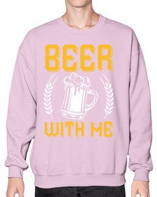 beer with me 662# - beer- Sweatshirt - Crew
