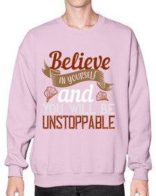 believe in yourself and you will be unstoppable 54# - cooking- Sweatshirt - Crew