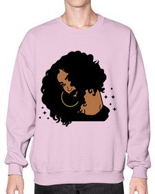 black women - queen 54# - black girls or women- Sweatshirt - Crew