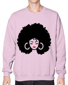 black women - queen 63# - black girls or women- Sweatshirt - Crew