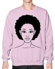 black women - queen 64# - black girls or women- Sweatshirt - Crew