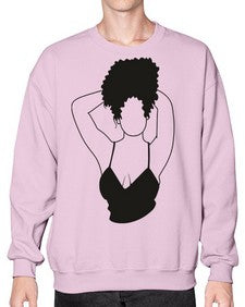 black women - queen 67# - black girls or women- Sweatshirt - Crew