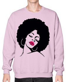 black women - queen 68# - black girls or women- Sweatshirt - Crew