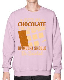 coffee and chocolatethe inventor of mocha should be sainted 99# - chocolate- Sweatshirt - Crew