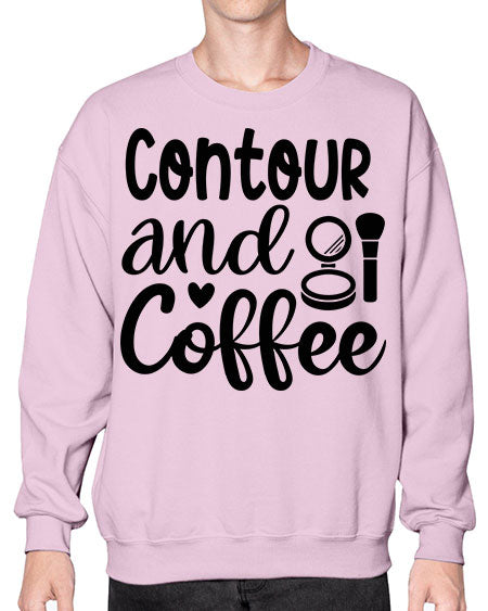 contour and coffee 5# -makeup Sweatshirt - Crew
