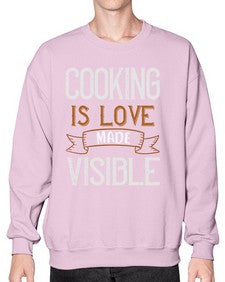 cooking is love made visible 134# - cooking- Sweatshirt - Crew
