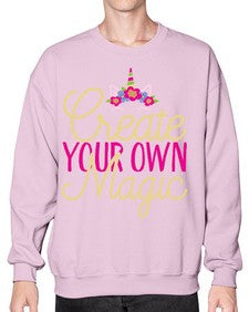 create your own magic 82# - unicorn- Sweatshirt - Crew