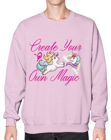 create your own magic 84# - unicorn- Sweatshirt - Crew