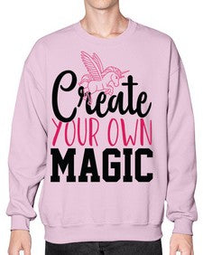 create your own magic 87# - unicorn- Sweatshirt - Crew