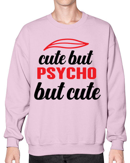 cute but psycho but cute 276# - general science- Sweatshirt - Crew