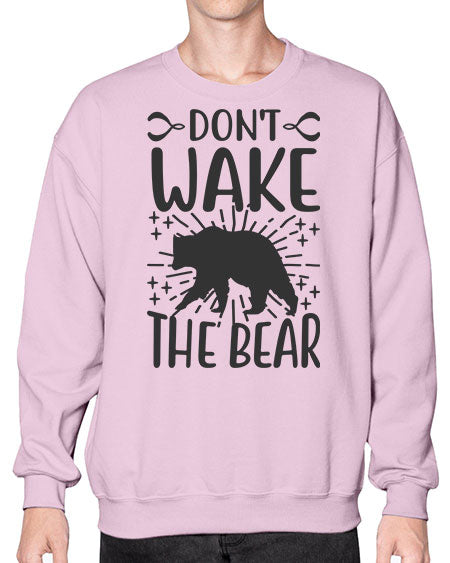 dont wake the bear 97# - bears - animals- Sweatshirt - Crew