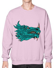 dragon 186# - dragon- Sweatshirt - Crew
